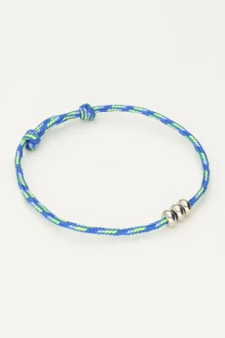 Blauwe Armband Mini Met Bolletjes