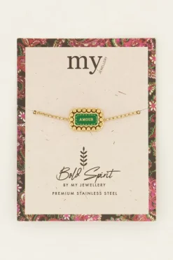 Bold Spirit Armband Groene Amour Bedel