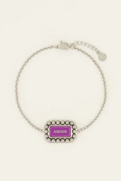 Bold Spirit Armband Paarse Amour Bedel
