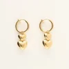 Clip Oorbellen Twee Hartjes
