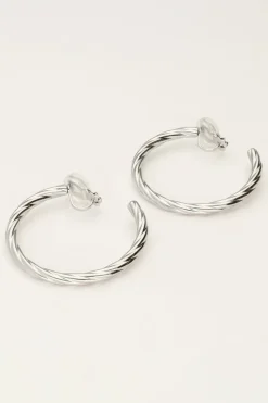 Clip Oorringen Met Chunky Twist