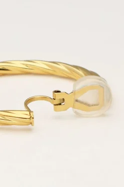 Clip Oorringen Met Chunky Twist