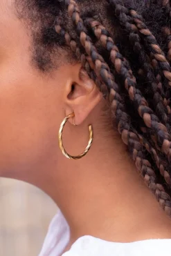 Clip Oorringen Met Chunky Twist