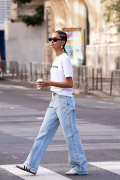 Denim Spijkerbroek Met Parels