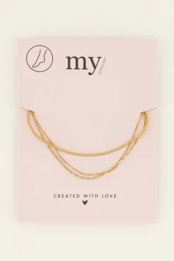 Driedubbele Enkelband Minimalistische Schakel