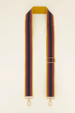 Gestreepte Multikleur Bag Strap