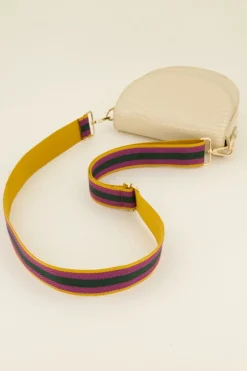 Gestreepte Multikleur Bag Strap