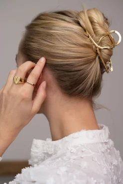 Gouden Haarclip Groot