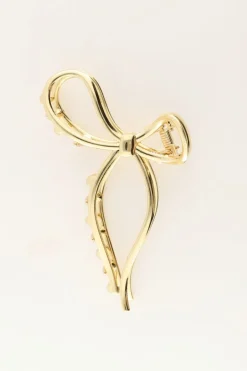 Gouden Strik Haarclip