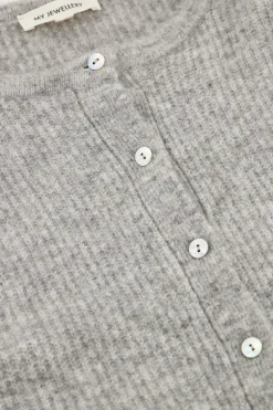 Grijs Vestje Met Knoopjes