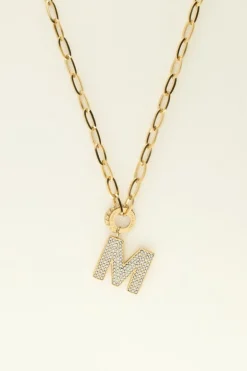 Initial Strass Ketting