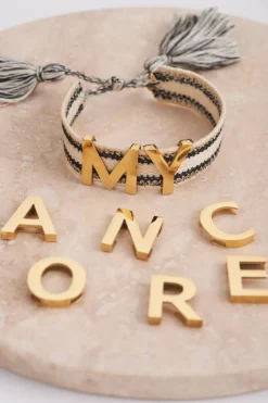 Initial Voor Bohemian Armband