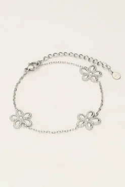 Island Armband Met 3 Bloemen