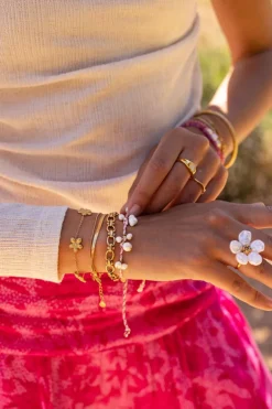 Island Armband Met Parels