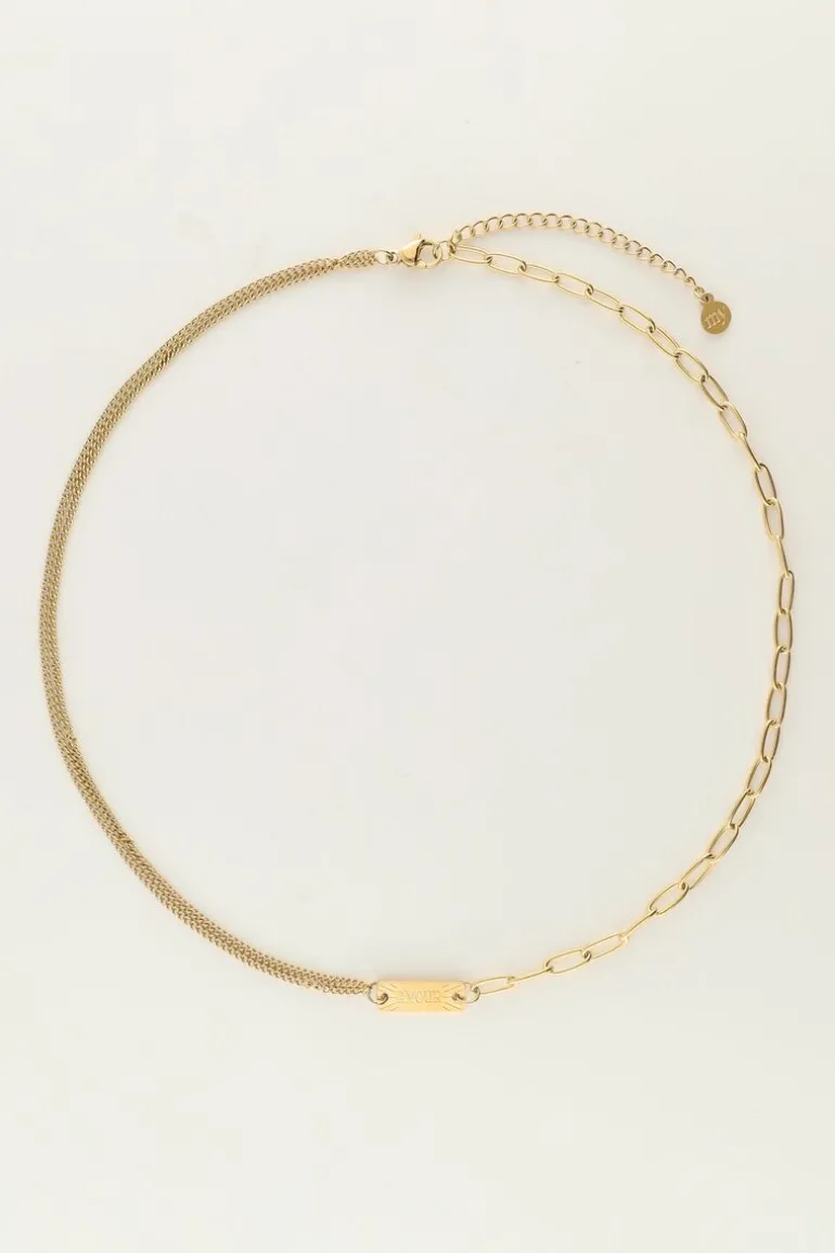 Ketting Met Verschillende Schakels Amour