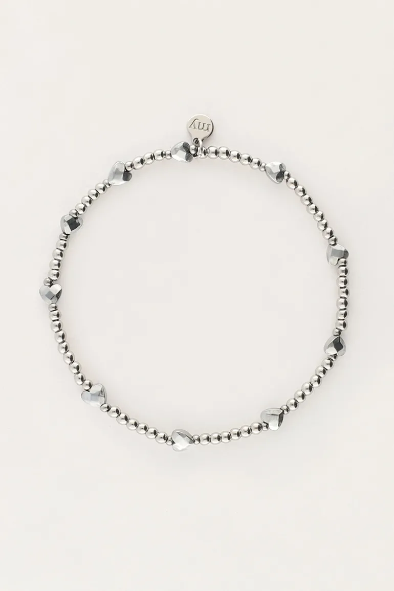 Kralen Armband Met Hartjes