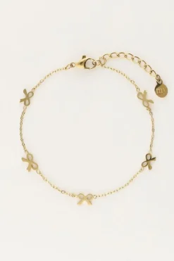 Minimalistische Armband Met Mini Strikjes