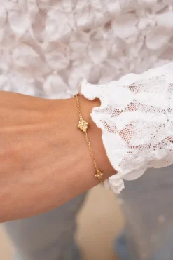 Minimalistische Armband Met Ruitjes