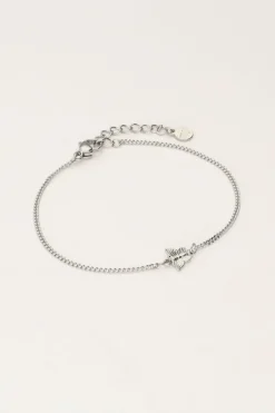 Minimalistische Armband Met Vlinder