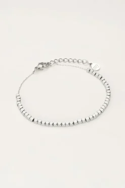 Minimalistische Armband Met Vierkante Kralen