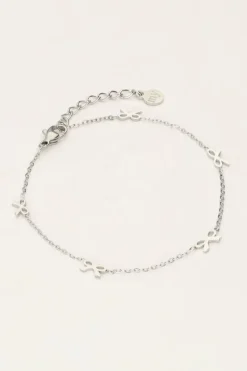 Minimalistische Armband Met Mini Strikjes