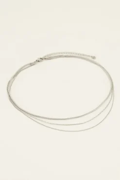 Minimalistische Driedubbele Ketting