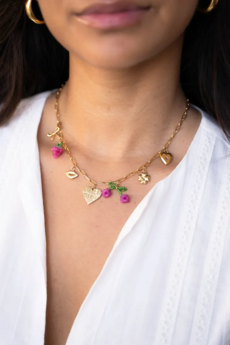 Schakelketting Met Verschillende Bedels