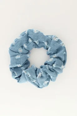 Scrunchie Met Denim Look