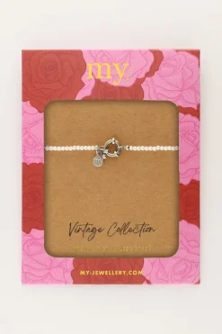 Vintage Armband Met Mini Parels