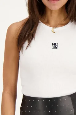 Witte Tanktop Muse