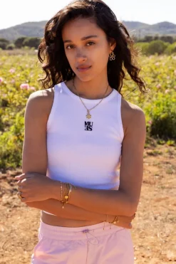 Witte Tanktop Muse