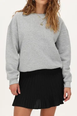 Zwarte Plissé Mini Rok