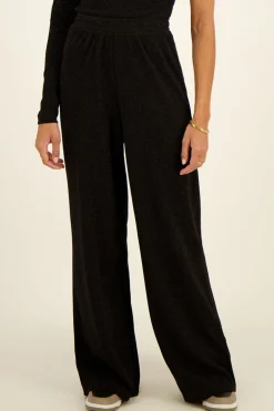 Zwarte Wide Leg Met Lurex